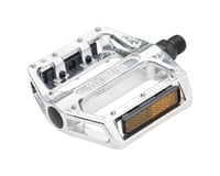 Wellgo B087 Platform Pedals (Silver) (Aluminum) (Molded Pins) (9/16")